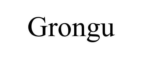 Trademark Logo GRONGU