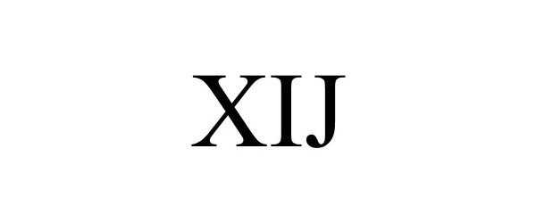 Trademark Logo XIJ