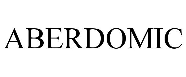 Trademark Logo ABERDOMIC