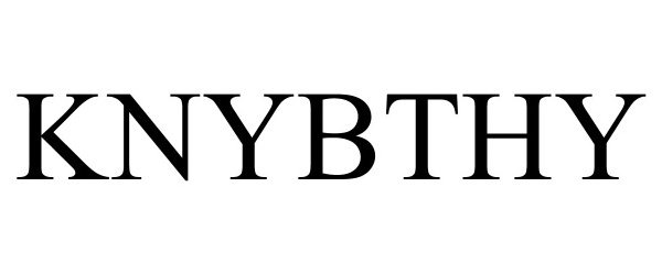 Trademark Logo KNYBTHY
