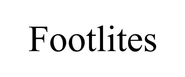 Trademark Logo FOOTLITES