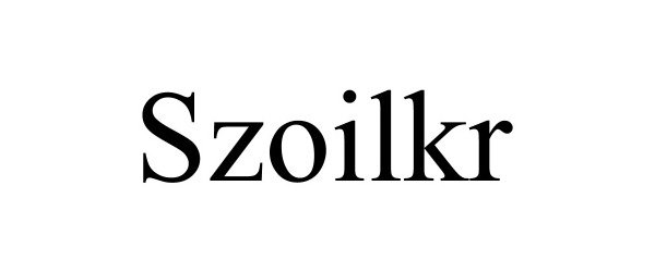 Trademark Logo SZOILKR