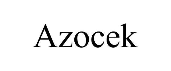 Trademark Logo AZOCEK