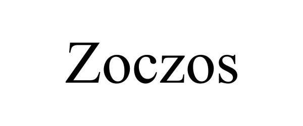 Trademark Logo ZOCZOS