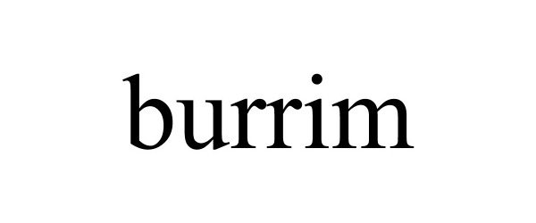 Trademark Logo BURRIM