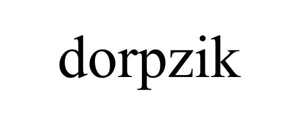 Trademark Logo DORPZIK
