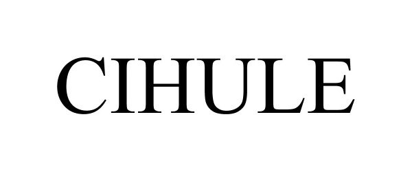 Trademark Logo CIHULE
