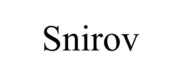 SNIROV