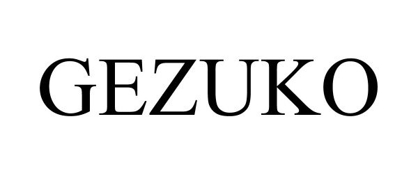 Trademark Logo GEZUKO