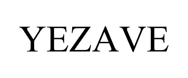 Trademark Logo YEZAVE