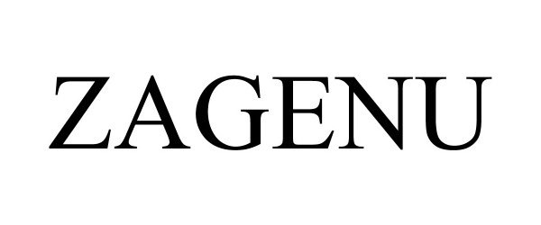 Trademark Logo ZAGENU