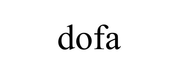 Trademark Logo DOFA