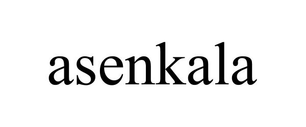 Trademark Logo ASENKALA