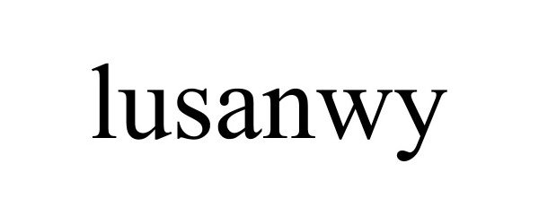 Trademark Logo LUSANWY