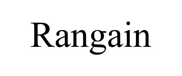Trademark Logo RANGAIN