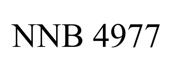 Trademark Logo NNB 4977