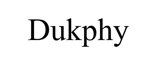 Trademark Logo DUKPHY