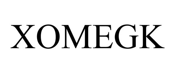 Trademark Logo XOMEGK