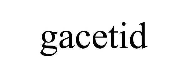 Trademark Logo GACETID