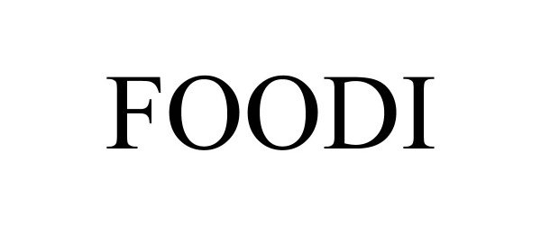 Trademark Logo FOODI