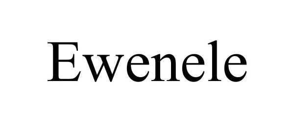 Trademark Logo EWENELE