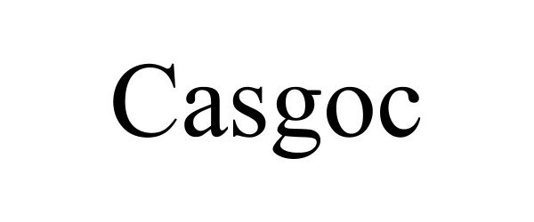 Trademark Logo CASGOC