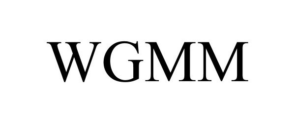 Trademark Logo WGMM