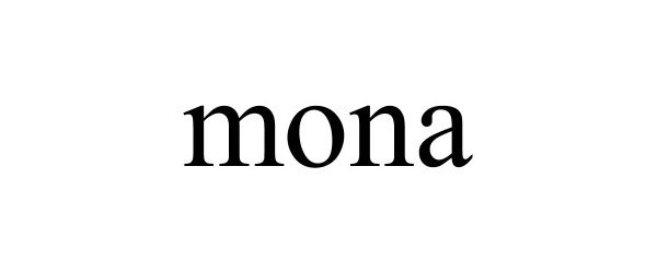 Trademark Logo MONA