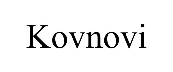 Trademark Logo KOVNOVI