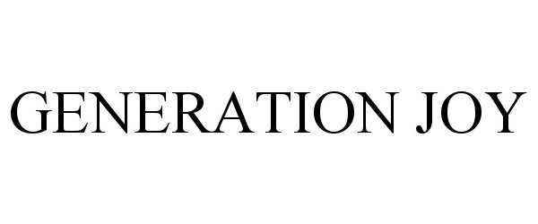Trademark Logo GENERATION JOY
