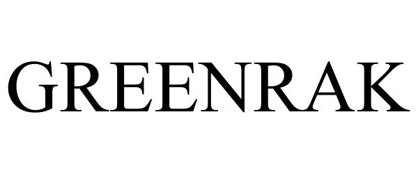 Trademark Logo GREENRAK
