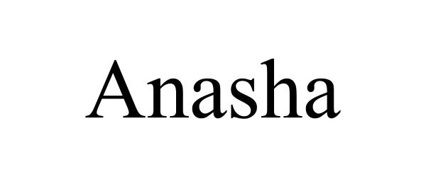 Trademark Logo ANASHA
