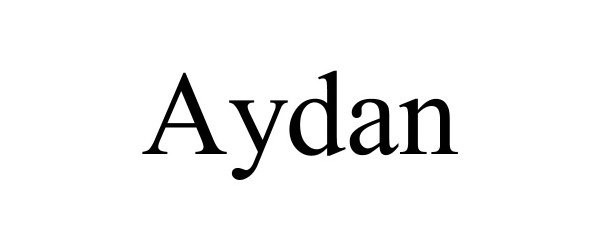 Trademark Logo AYDAN