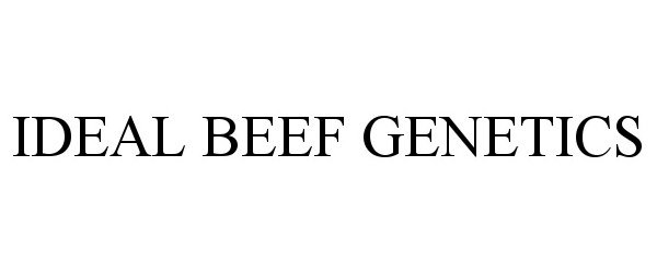  IDEAL BEEF GENETICS