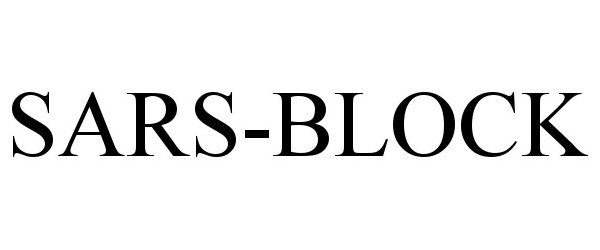 Trademark Logo SARS-BLOCK