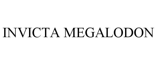 Trademark Logo INVICTA MEGALODON