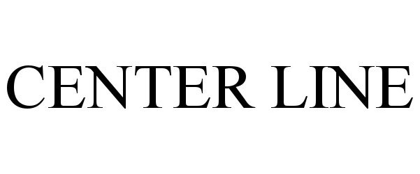 Trademark Logo CENTER LINE