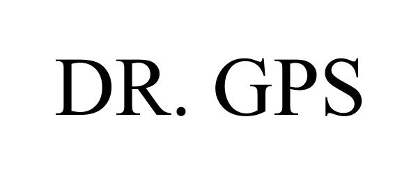 Trademark Logo DR. GPS