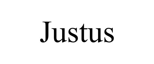 Trademark Logo JUSTUS