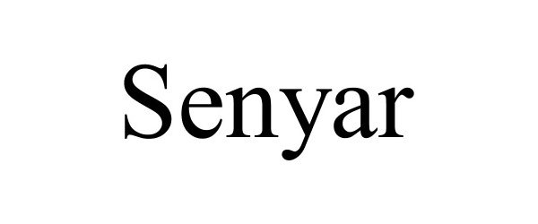 Trademark Logo SENYAR