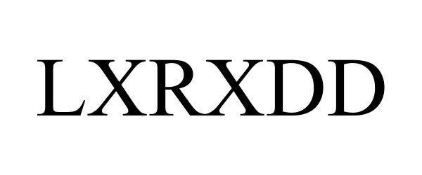 Trademark Logo LXRXDD
