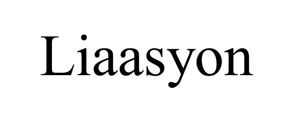 Trademark Logo LIAASYON