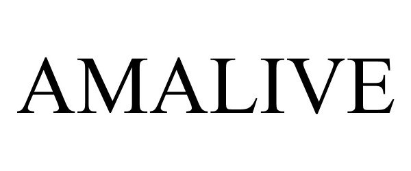 Trademark Logo AMALIVE