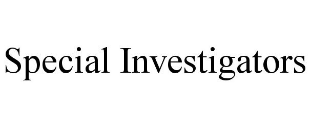  SPECIAL INVESTIGATORS