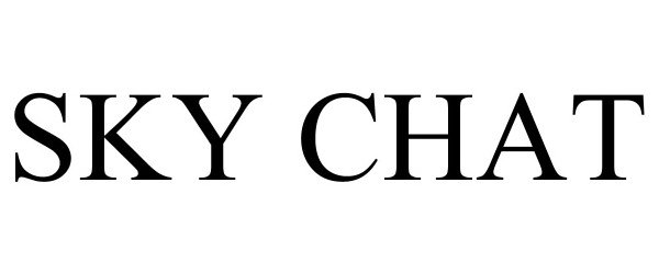 Trademark Logo SKY CHAT