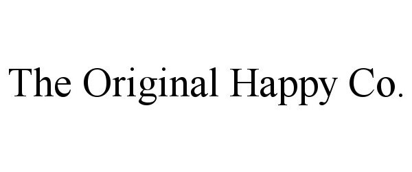  THE ORIGINAL HAPPY CO.