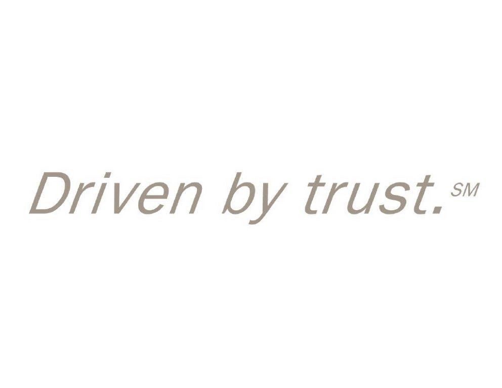 Trademark Logo DRIVEN BY TRUST.