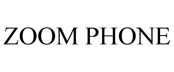 Trademark Logo ZOOM PHONE