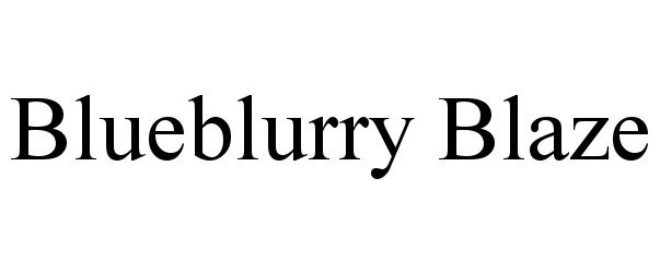 Trademark Logo BLUEBLURRY BLAZE