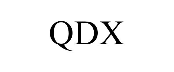 Trademark Logo QDX